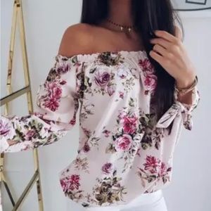 Off shoulder blouse